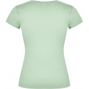 Victoria damska koszulka z krótkim rękawem i dekoltem w serek, xl, zielony