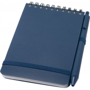 Thalaasa notatnik A6 w twardej okładce z nadrukiem oceanicznym i długopisem , niebieski