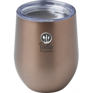 Corzo miedziany kubek próżniowy ze stali nierdzewnej z recyklinku z certyfikatem RCS 350 ml, brazowy