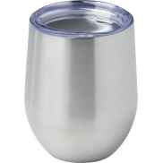 Corzo miedziany kubek próżniowy ze stali nierdzewnej z recyklinku z certyfikatem RCS 350 ml, szary