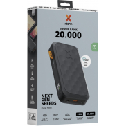 Xtorm FS520 seria Fuel powerbank o pojemności 20 000 mAh i mocy 35 W, czarny
