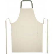 Nia fartuch z bawełny z recyklingu 200 g/m², zielony