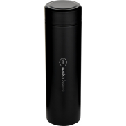 Taylor 450 ml termos ze stali nierdzewnej z podwójnymi ściankami i sitkiem do herbaty, czarny