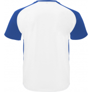 Bugatti sportowa koszulka unisex z krótkim rękawem, 2xl, biały, niebieski