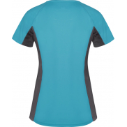 Shanghai sportowa koszulka damska z krótkim rękawem, s, niebieski, szary