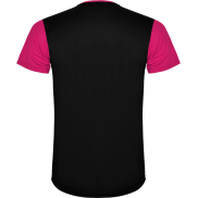 Detroit sportowa koszulka unisex z krótkim rękawem, 2xl, różowy, czarny