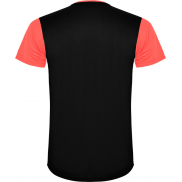 Detroit sportowa koszulka unisex z krótkim rękawem, m, czerwony, czarny