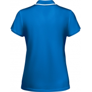 Tamil sportowa koszulka damska polo z krótkim rękawem, 2xl, niebieski, biały