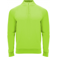 Epiro bluza unisex z długim rękawem i zamkiem błyskawicznym 1/4, s, zielony