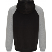 Badet dwukolorowa bluza z kapturem unisex, xl, czarny, szary