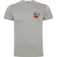 Dogo koszulka męska premium z krótkim rękawem, xl, szary