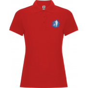 Pegaso Premium koszulka damska polo z krótkim rękawem, xl, czerwony