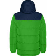 Tallin ocieplana kurtka unisex, 2xl, zielony, niebieski