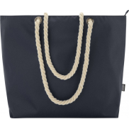 Panama torba termiczna na plażę z uchwytami ze sznurka wykonana z materiałów z recyklingu z certyfikatem GRS 23L, niebieski