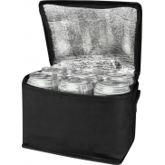 Spectrum torba termoizolacyjna o pojemności 4 l na 6 puszek wykonana z włókniny z recyklingu, czarny