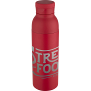 Illuminate butelka termiczna o pojemności 650 ml z podwójnymi ściankami, wykonana ze stali nierdzewnej z recyklingu z certyfi, c