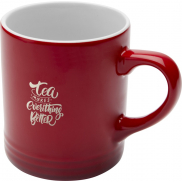 Laguna kubek ceramiczny o pojemności 330 ml, czerwony