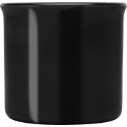 Bari kubek ceramiczny o pojemności 240 ml z błyszczącym wykończeniem, czarny