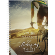 Desk-Mate® kalendarz A5 w twardej okładce bez dat, biały