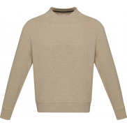 Jet sweter unisex Aware™ z okrągłym dekoltem z materiałów z recyklingu, xs, piasek pustyni