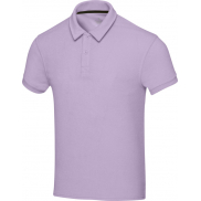 Koszulka polo Akoya, unisex, z materiału frotte z recyklingu , m, fioletowy