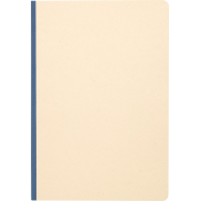 Liliana notatnik A5 z trzciny cukrowej z miękką okładką z RPET, niebieski