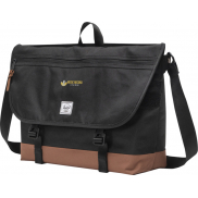 Herschel Cove torba listonoszka z recyklingu o pojemności 22,5 l, czarny