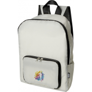 Składany plecak EcoFold z materiału RPET, o pojemności 15 l, piasek pustyni