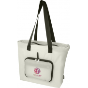 Składana torba na zakupy EcoFold z materiału RPET, o pojemności 16 l, piasek pustyni