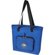 Składana torba na zakupy EcoFold z materiału RPET, o pojemności 16 l, niebieski