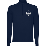 Estambul męska bluza z długim rękawem i zamkiem błyskawicznym na połowie długości, 2xl, niebieski