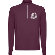 Estambul męska bluza z długim rękawem i zamkiem błyskawicznym na połowie długości, m, fioletowy