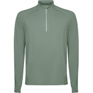 Estambul męska bluza z długim rękawem i zamkiem błyskawicznym na połowie długości, l, zielony