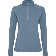 Estambul bluza damska z długim rękawem i zamkiem błyskawicznym na połowie długości, s, niebieski