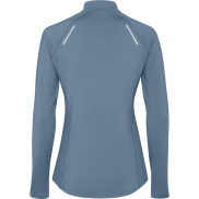 Estambul bluza damska z długim rękawem i zamkiem błyskawicznym na połowie długości, m, niebieski