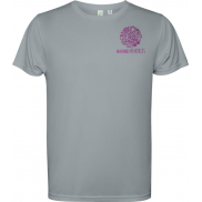 Estoril short sleeve kids t-shirt, 12, szary