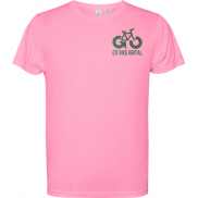 Estoril koszulka męska z krótkim rękawem, 3xl, różowy