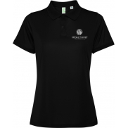 Tormo damskie polo z krótkim rękawem , l, czarny