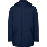 America męska ocieplana kurtka typu parka, 2xl, niebieski