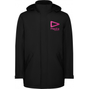 America męska ocieplana kurtka typu parka, xl, czarny