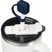 Sip silikonowa osłona słomki , niebieski