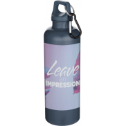 Oregon butelka na wodę o pojemności 750 ml z w jednolitym kolorze z karabińczykiem, wykonana z tworzyw sztucznych pochodzącyc, n