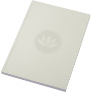 Notatnik A5 Novella Austen z miękkiej okładki z recyklingu, 100 kartek, biały