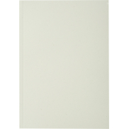 Notatnik A5 Novella Austen z miękką okładką z materiału z recyklingu, 50 kartek, biały