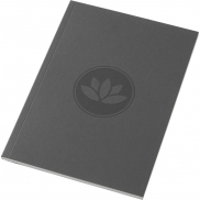 Notatnik A5 Novella Austen z miękką okładką z materiału z recyklingu, 50 kartek, szary