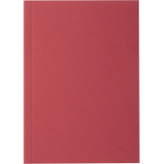 Notatnik A6 Novella Austen z miękką okładką z materiału z recyklingu, 50 kartek, czerwony