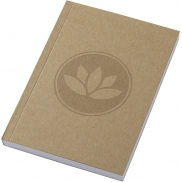 Notatnik A6 Novella Austen z miękką okładką z materiału z recyklingu, papier pakowy — 100 kartek, piasek pustyni