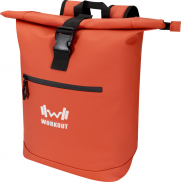 Resi Plus plecak na 15-calowego laptopa o pojemności 18 l z recyklingu, z certyfikatem GRS i zwijaną górną częścią, pomarańczowy