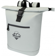 Resi Plus plecak na 15-calowego laptopa o pojemności 18 l z recyklingu, z certyfikatem GRS i zwijaną górną częścią, szary