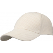Houston 6-panelowa czapka ze sztruksu z recyklingu, piasek pustyni